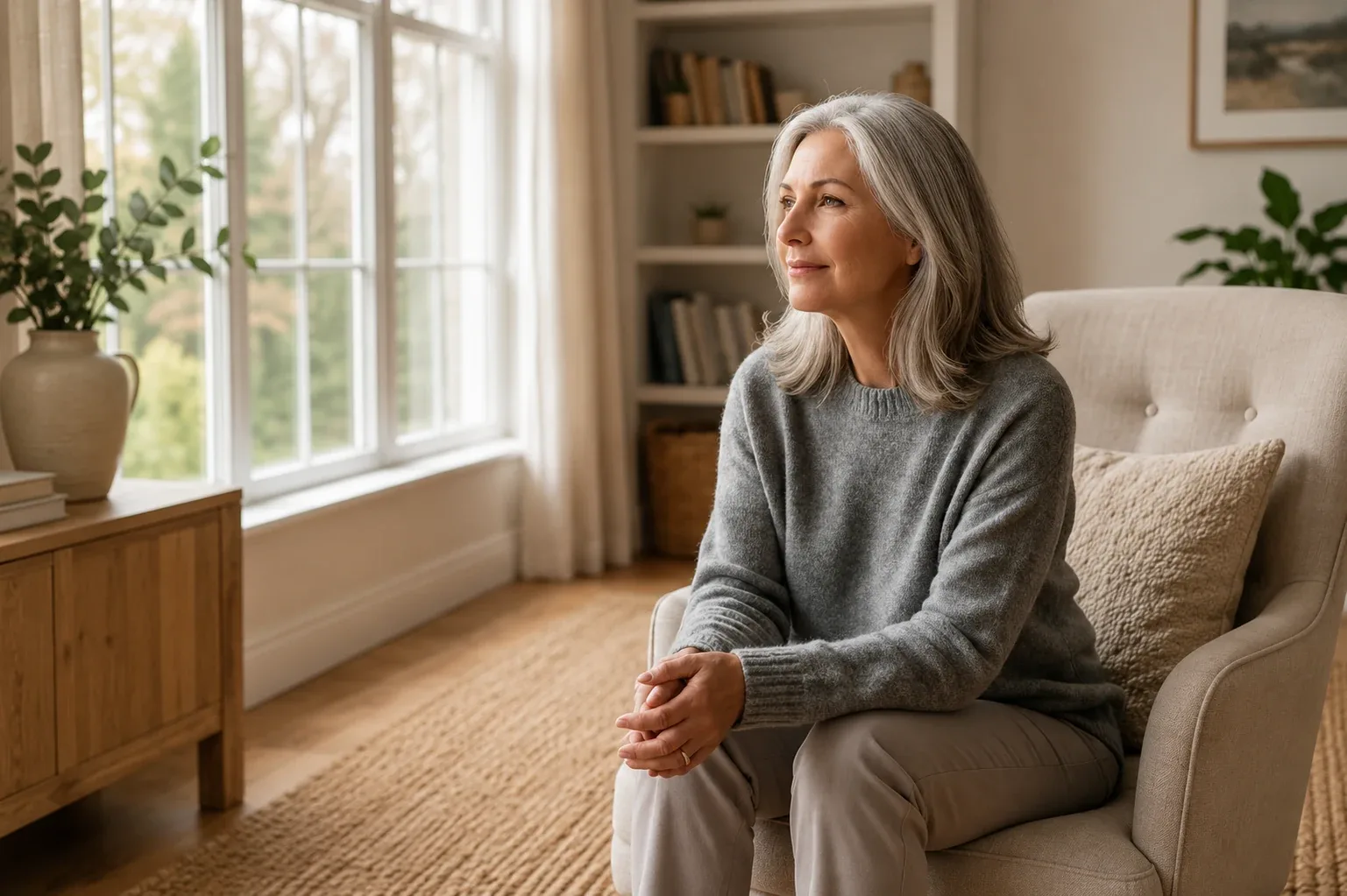 Table nutritionnelle lumineuse pour ménopause et bien-être.